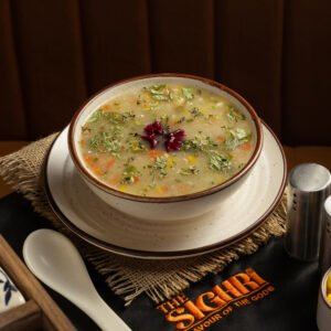veg sweet corn soup