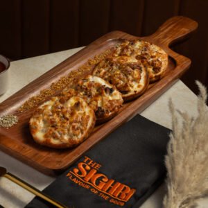 Chicken And Cheese Garlic Bread